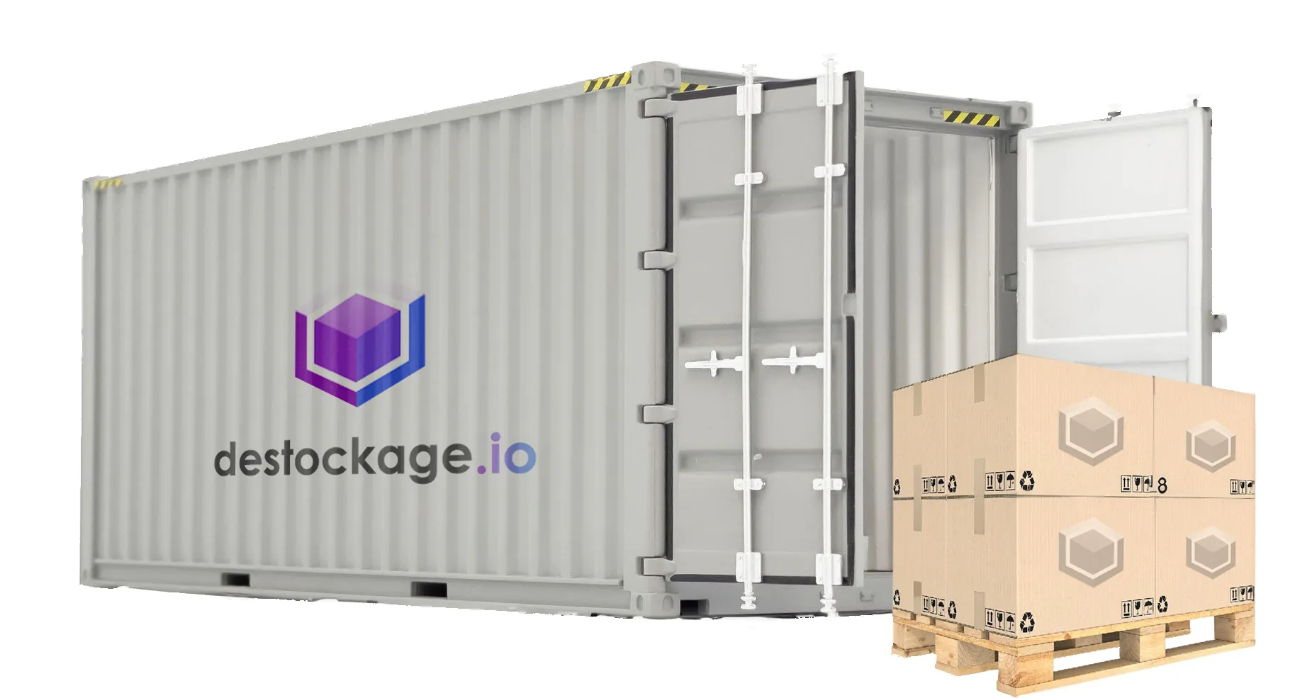 conteneur de destockage.io