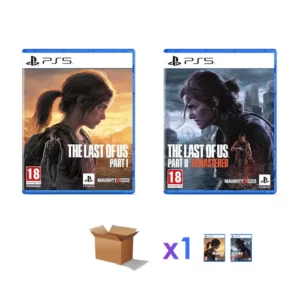 Lot-the-last-of-us-part-I-&-part-II-remastered-PS5-destockage