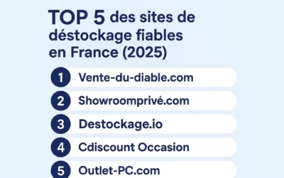 Top 5 des sites de déstockage fiables en France en 2025