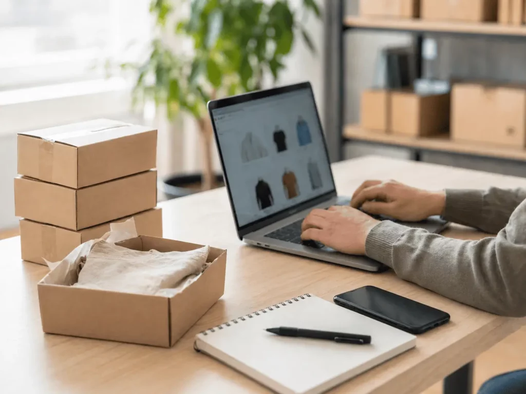 acheter déstockage marque blanche produit e-commerce packaging préparation