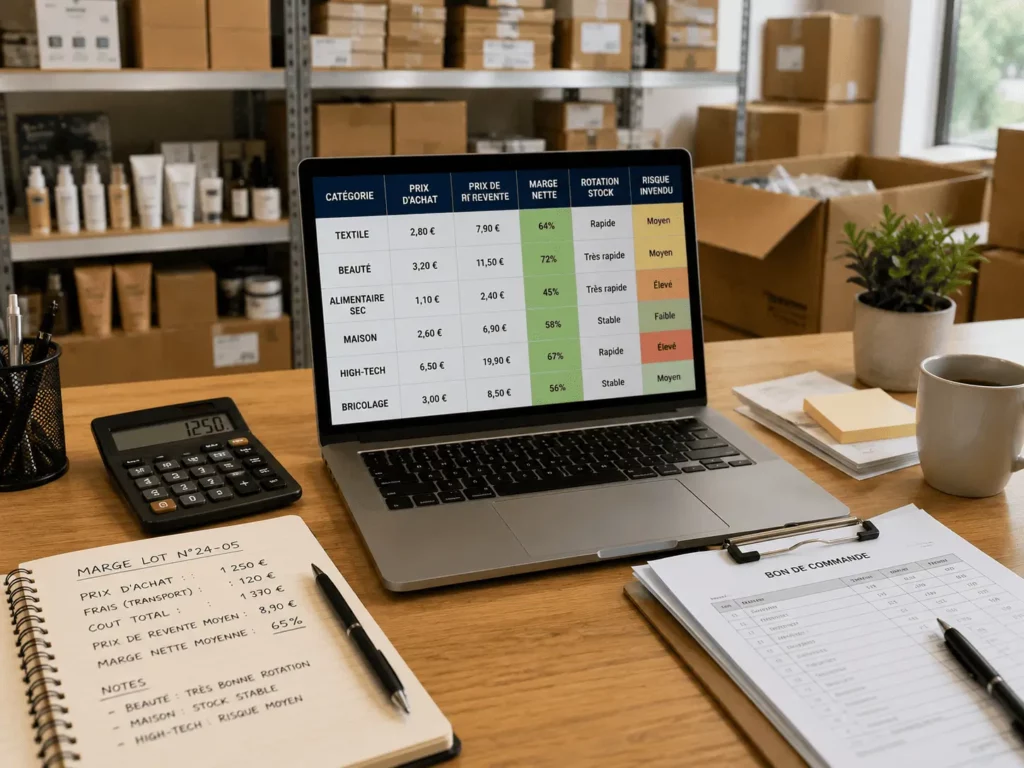 niches de déstockage en Europe classées par catégories rentables