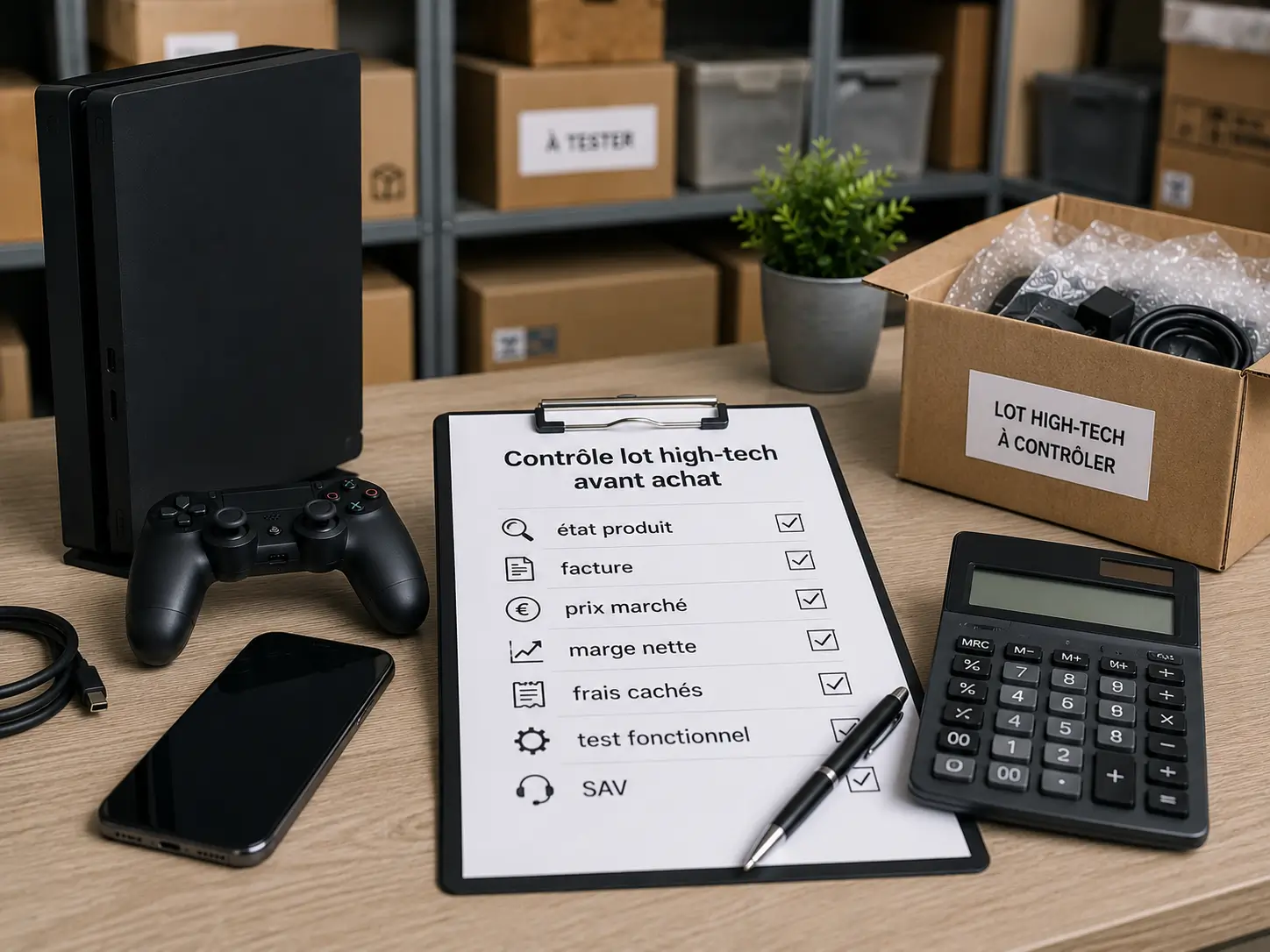 revente consoles high-tech marges 2026 avec calcul de rentabilité pour revendeur e-commerce