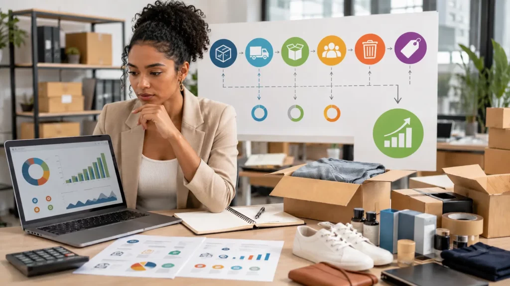 Business revente invendus avec calcul de la marge nette et des frais