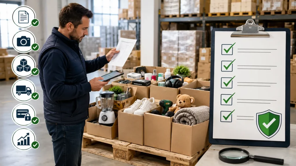 acheter palettes sans se faire arnaquer avec checklist avant paiement et vérification du lot