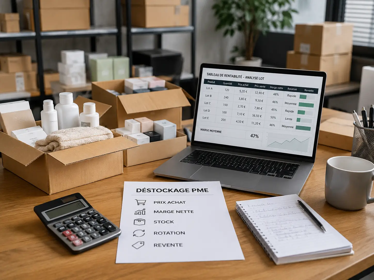 destockage-pme-stock-produits-rentables Déstockage PME avec lots de produits rentables pour réduire les coûts d’achat