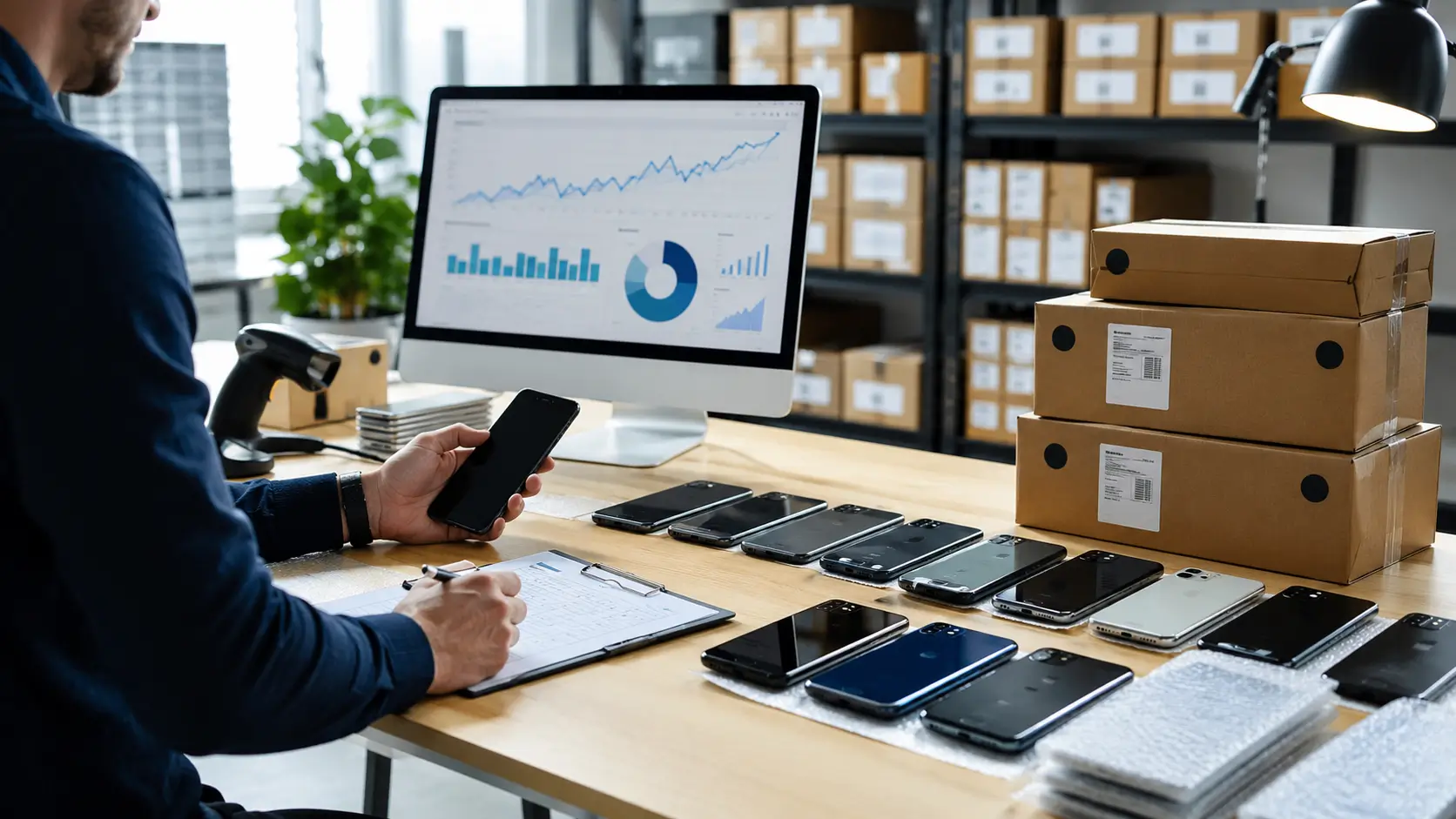 destockage-smartphone-lot-revente Déstockage smartphone avec lot de téléphones reconditionnés prêts à la revente
