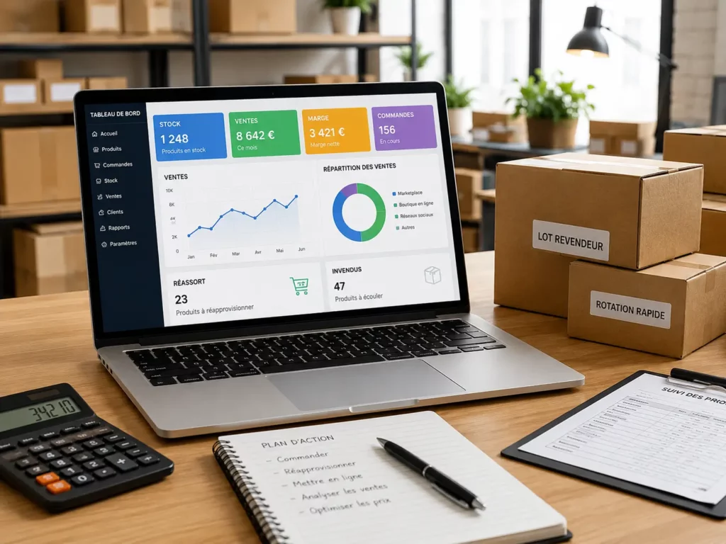 logiciel gestion business destockage pour calculer la marge nette d un lot revendeur