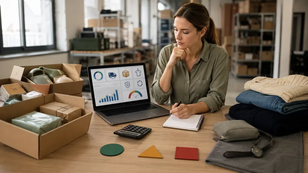 Déstockage seconde main avec calcul de rentabilité d’un lot avant achat et revente