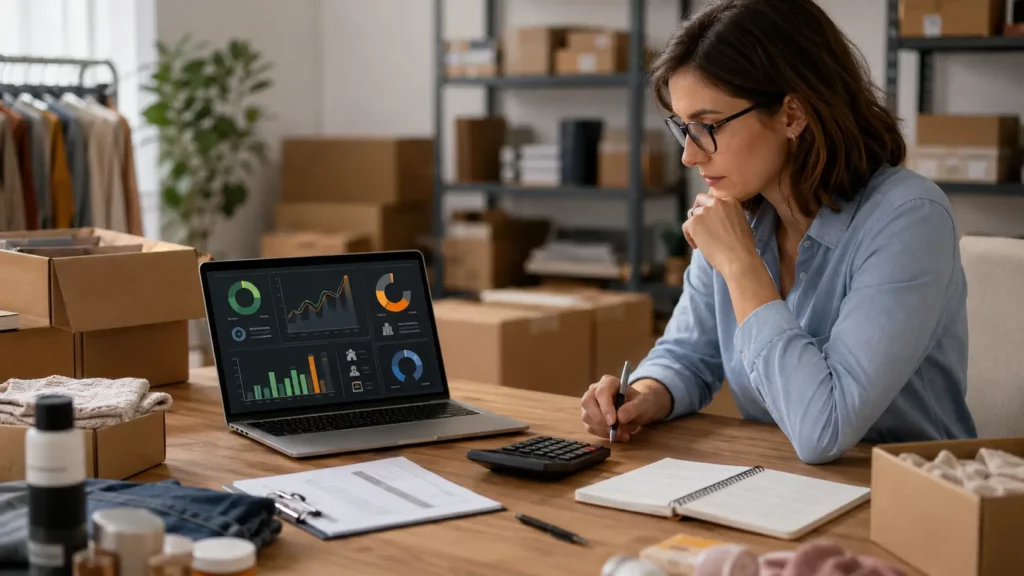Vivre de la revente de déstockage en calculant la marge nette mensuelle