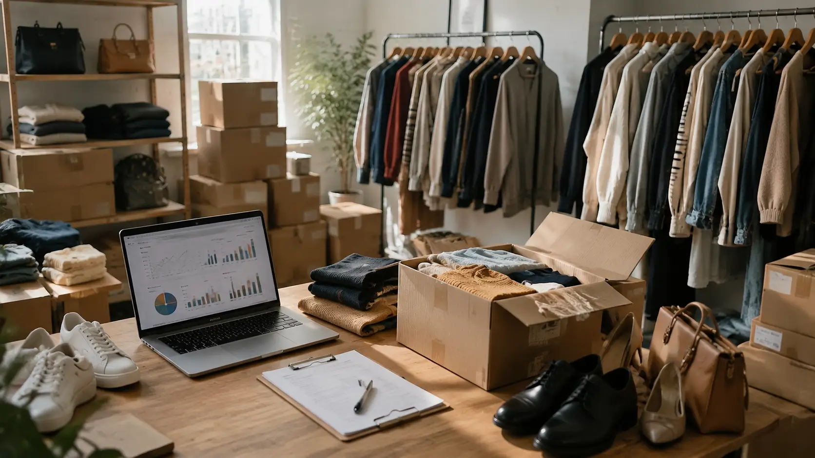 Déstockage mode marques avec stocks de vêtements de grandes marques à revendre