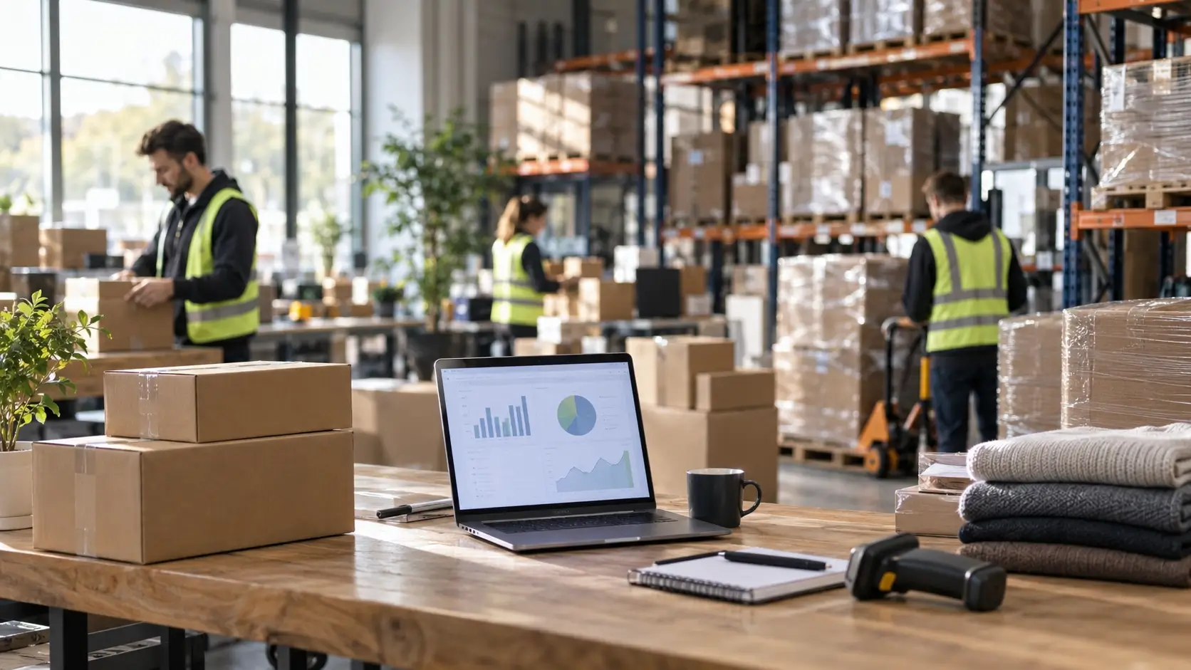 marché invendus avec palette de stock et revente professionnelle