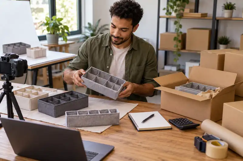 Revendeur testant la vente de produits gagnants ChatGPT dans son espace e-commerce